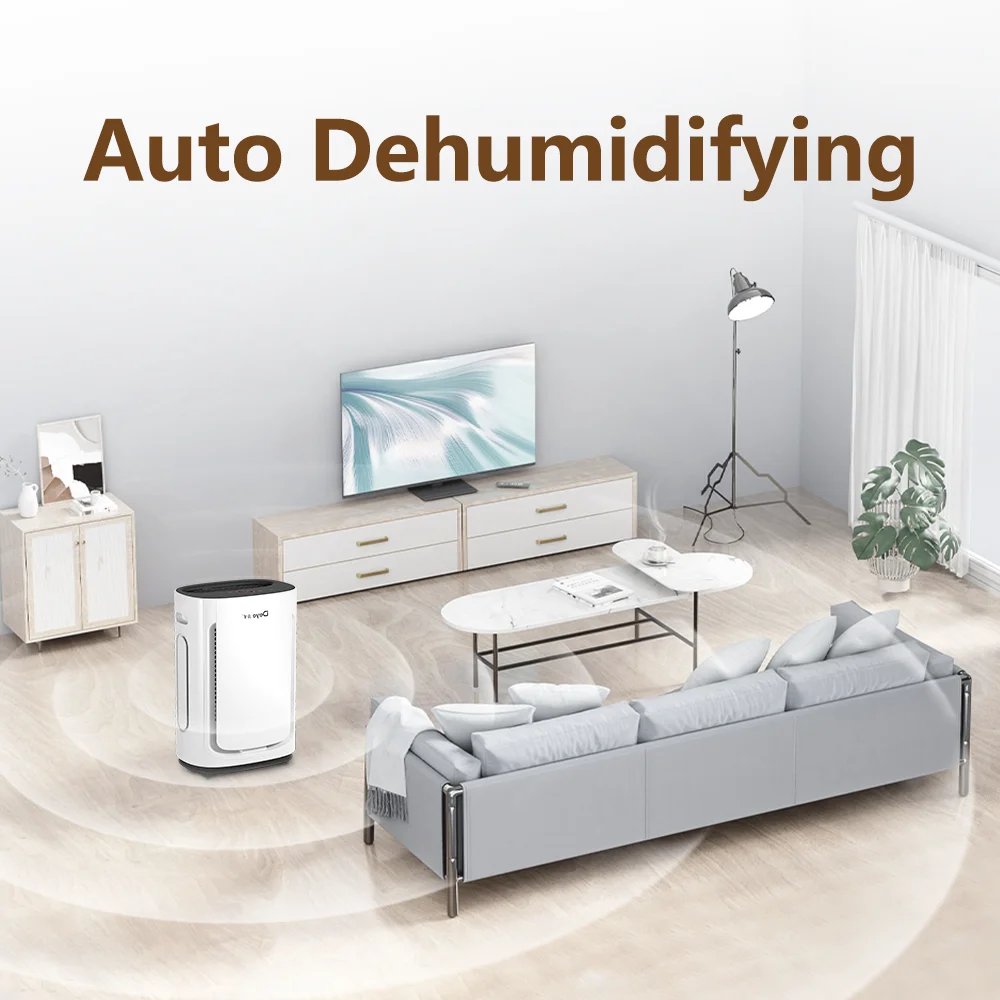 Deye DYD-U20A المدمج في المؤين الذكية واي فاي المنزل كله آلة لتنقية الهواء الاستخدام المنزلي المحمولة مزيل الرطوبة المنزلية