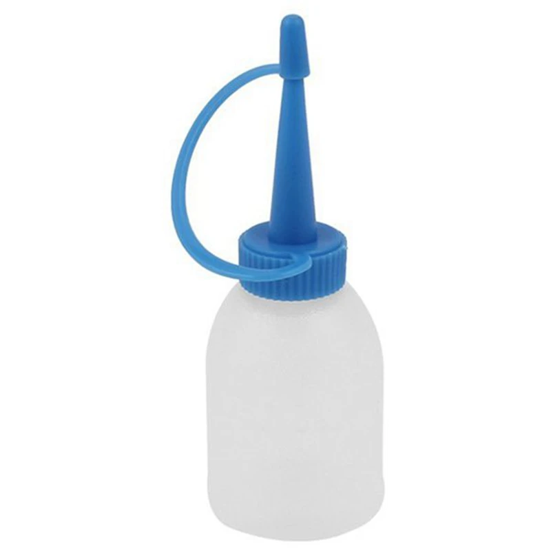 Dispenser per bottiglie da spremere in plastica per olio di colla industriale da 30 ml, 10 pezzi