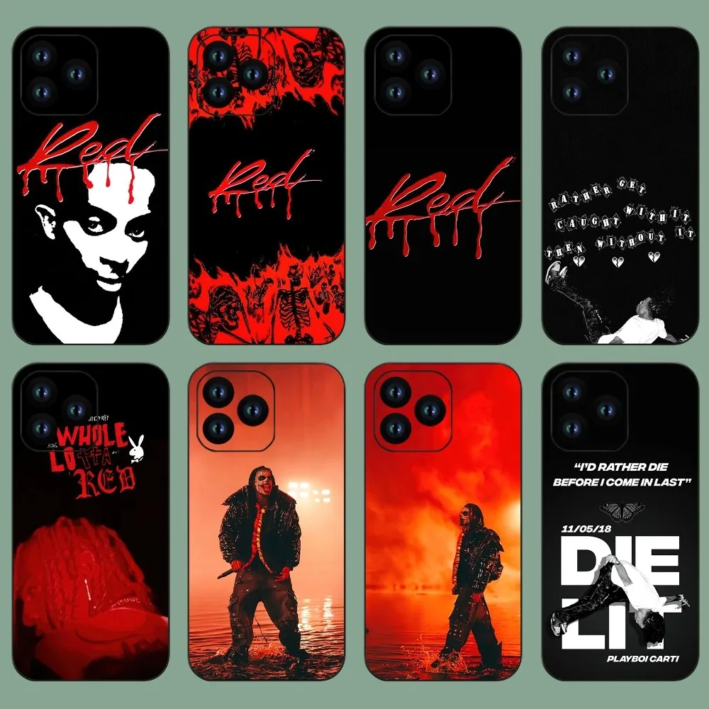 Rapper Playboi Carti Phone Case For iPhone 11 12 13 14 15 Mini Pro XS Max X S Plus XR Shell