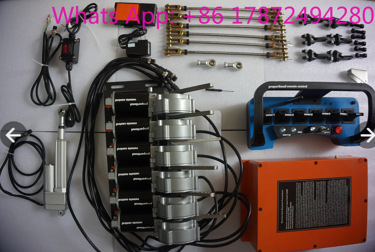 6 Joystick  Motor Crane Wireless Remote Control Radio Truck Cranes