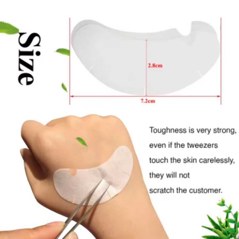 10/30/50/100 Stück Wimpernpads, Hydrogel-Patches für Wimpernverlängerung, Augenpad-Unterlagen, Wimpernverlängerungs-Tipps, Aufkleber, Make-up-Tools – Detail 6