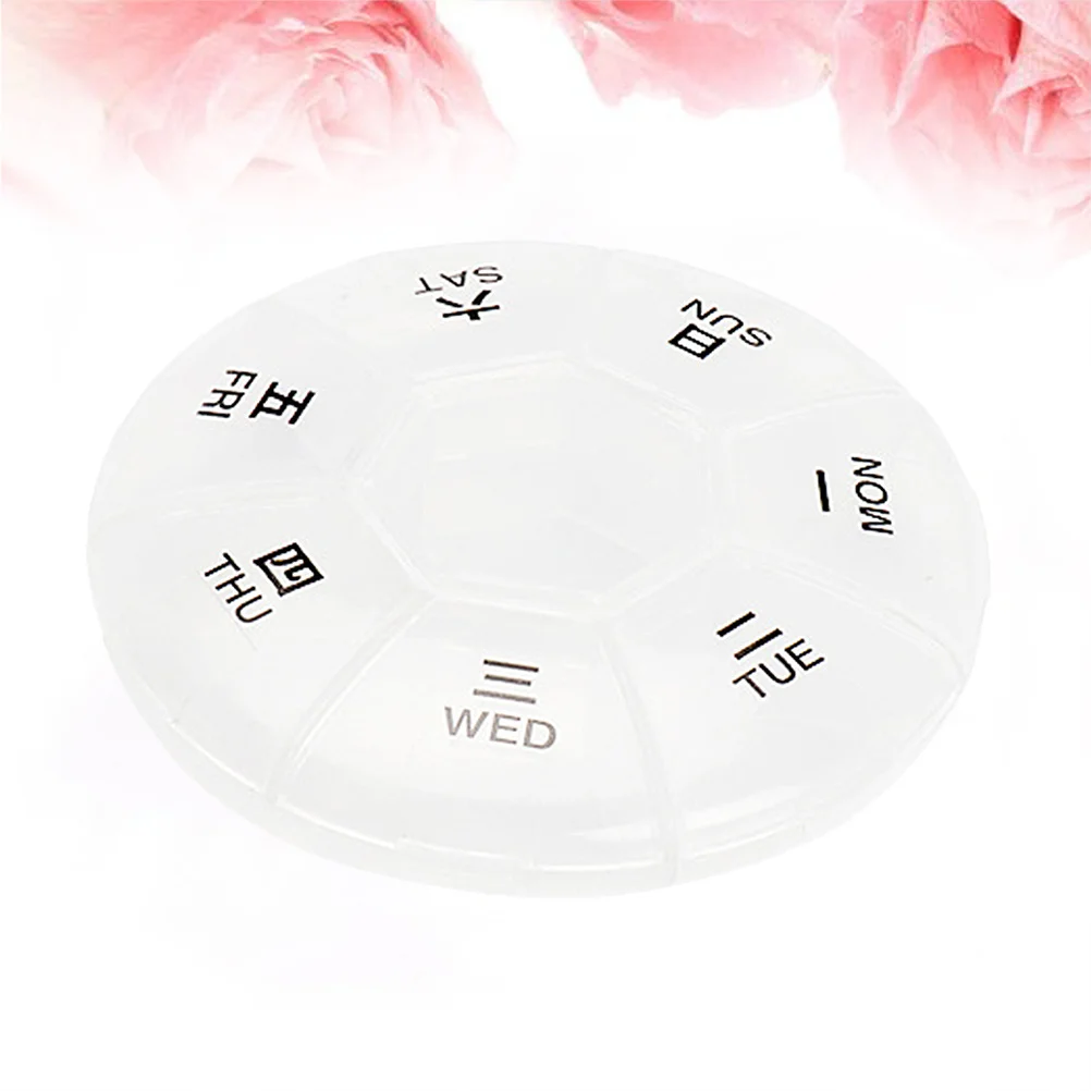 

3 шт., 7 отделений, еженедельный органайзер для таблеток, портативный футляр для лекарств, дорожный диспенсер для хранения, еженедельно, 7 отделений для лекарств