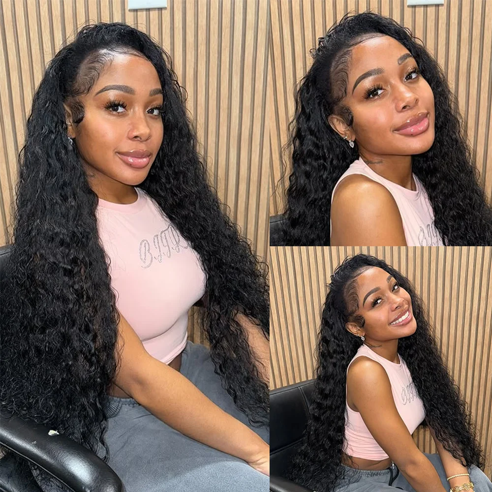 Loose Deep Wave 13x6 HD Lace Frontal Human Hair Wigs Brazilian Curly Wigs 13x4 Human Hair Lace Front Wig Preplucked Remy Hair