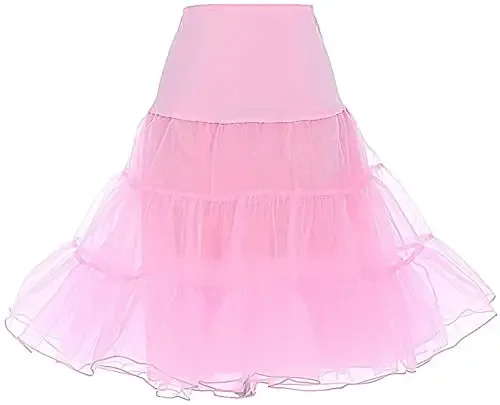 

Sensual Looking Fancy Clingy Women's Vintage Rockabilly Petticoat Skirt Tutu 1950s Underskirt