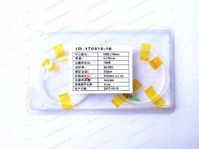 Fiber Bragg Grating FBG Wavelength 1510nm-1590nm FBG Sensing Grating Filter FC/APC