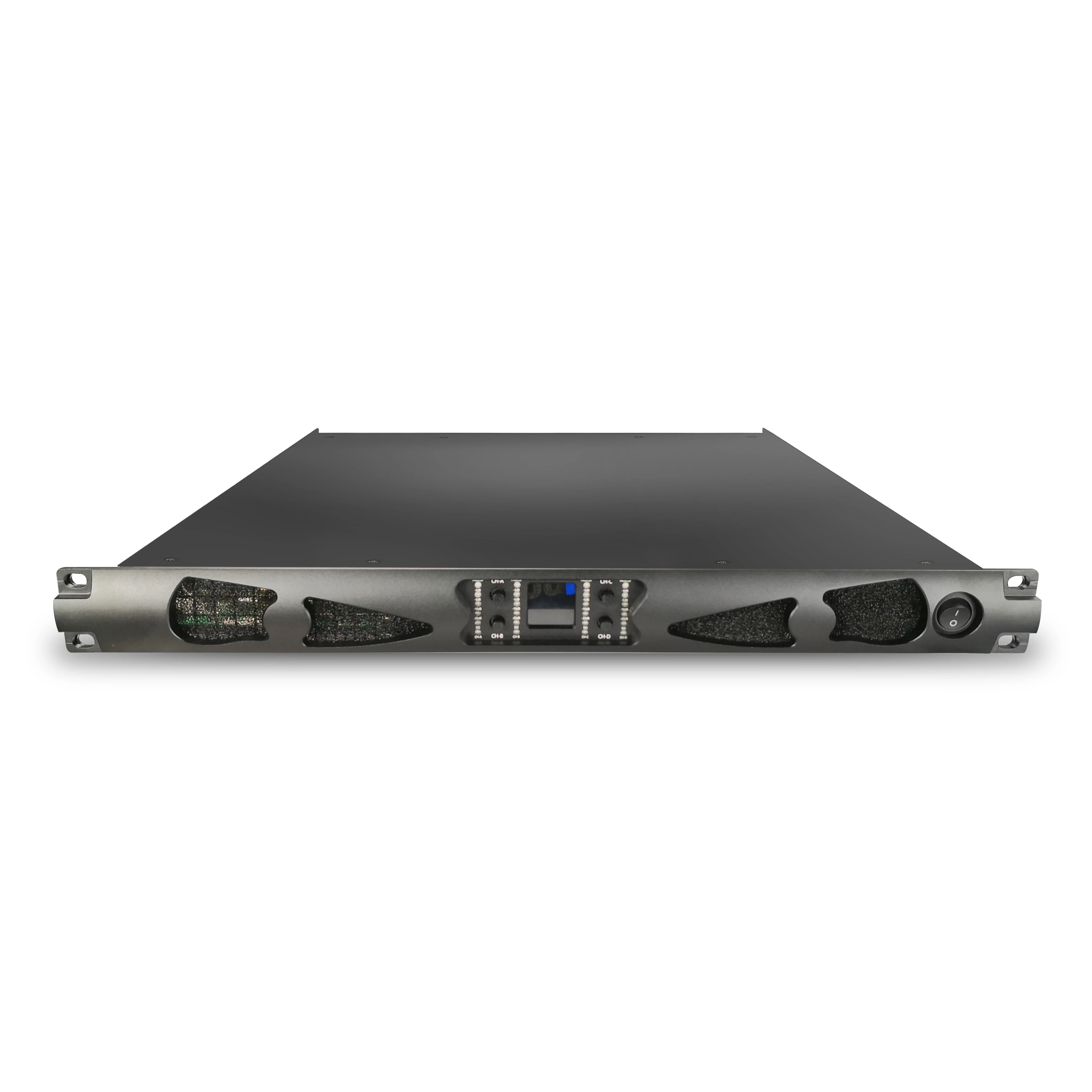 Factory Direct 1U 4-Channel 3000W Digital Metal Amplifier Stable 2ohm