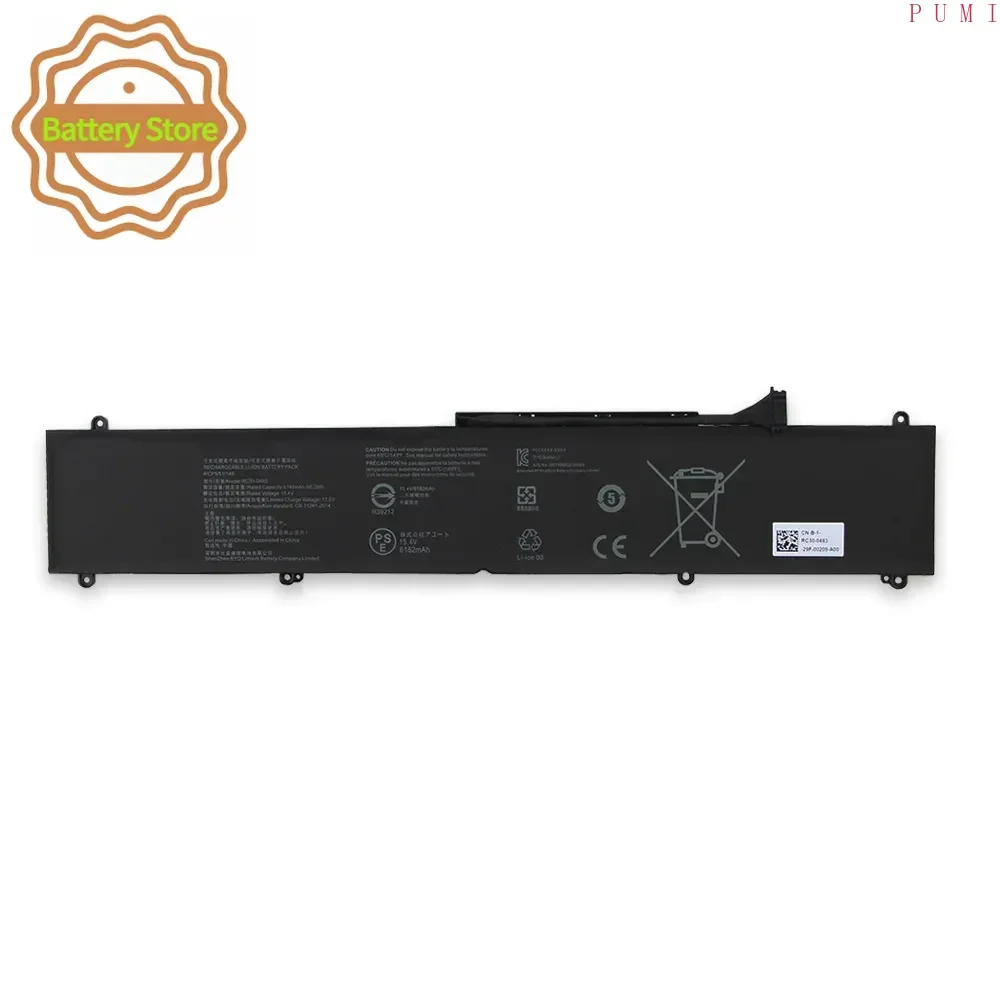 New RZ09-0510 RC30-0483 For Razer Blade 16 Early 2023 Replacement Battery High Quality Batteries 6182mAh 95.2Wh With Tool