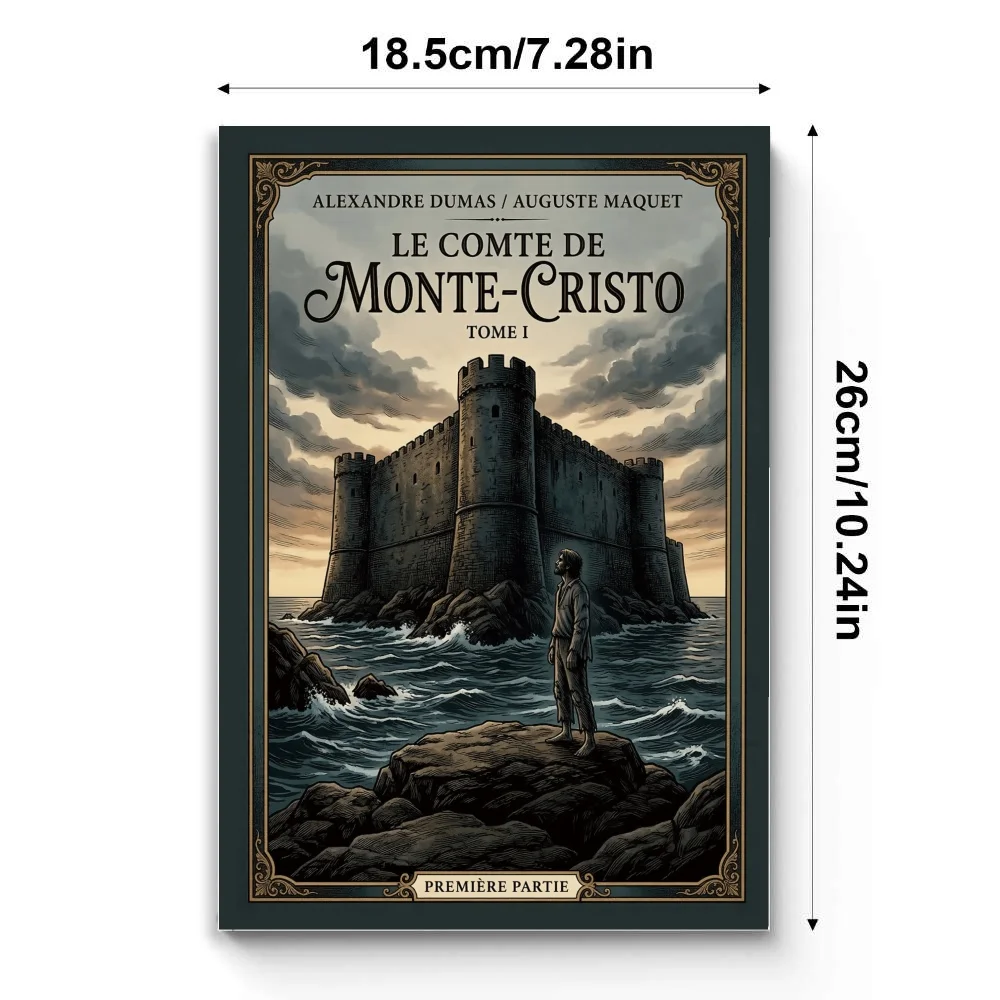 The Count of Monte Cristo Vol. 1 (French Edition) by Alexandre Dumas —Unabridged Original French Text, Classic Revenge Adventure