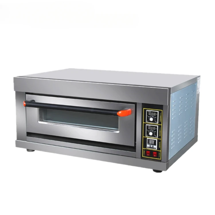 Single Deck Bakery Pizza Baking Oven,Commercial One Layer One Trays Electric Baking Oven Pizza Oven for Sale