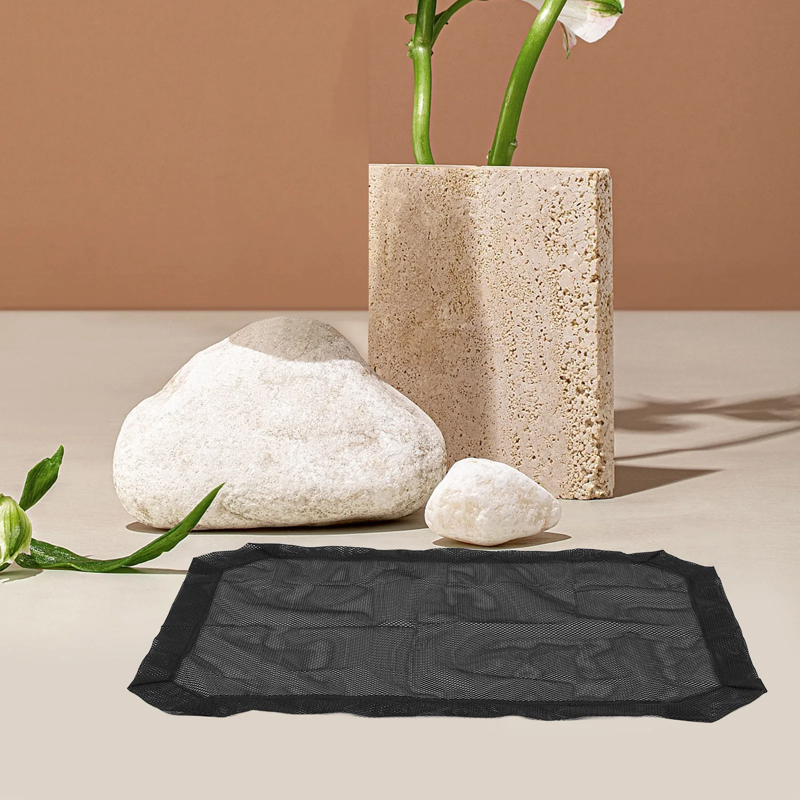 

87x69cm Removable Pet Mattress Cover for Elevated Bed Breathable Mesh Fabric All Season Comfort Dog Cat Sleeping Bed Cover