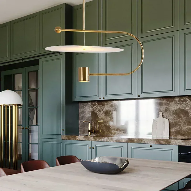 Modern Nordic Pendant Lights Minimalism Acrylic Led Lamp Bedroom Living Room Dining Creative Ceiling Chandelier Home Decoration