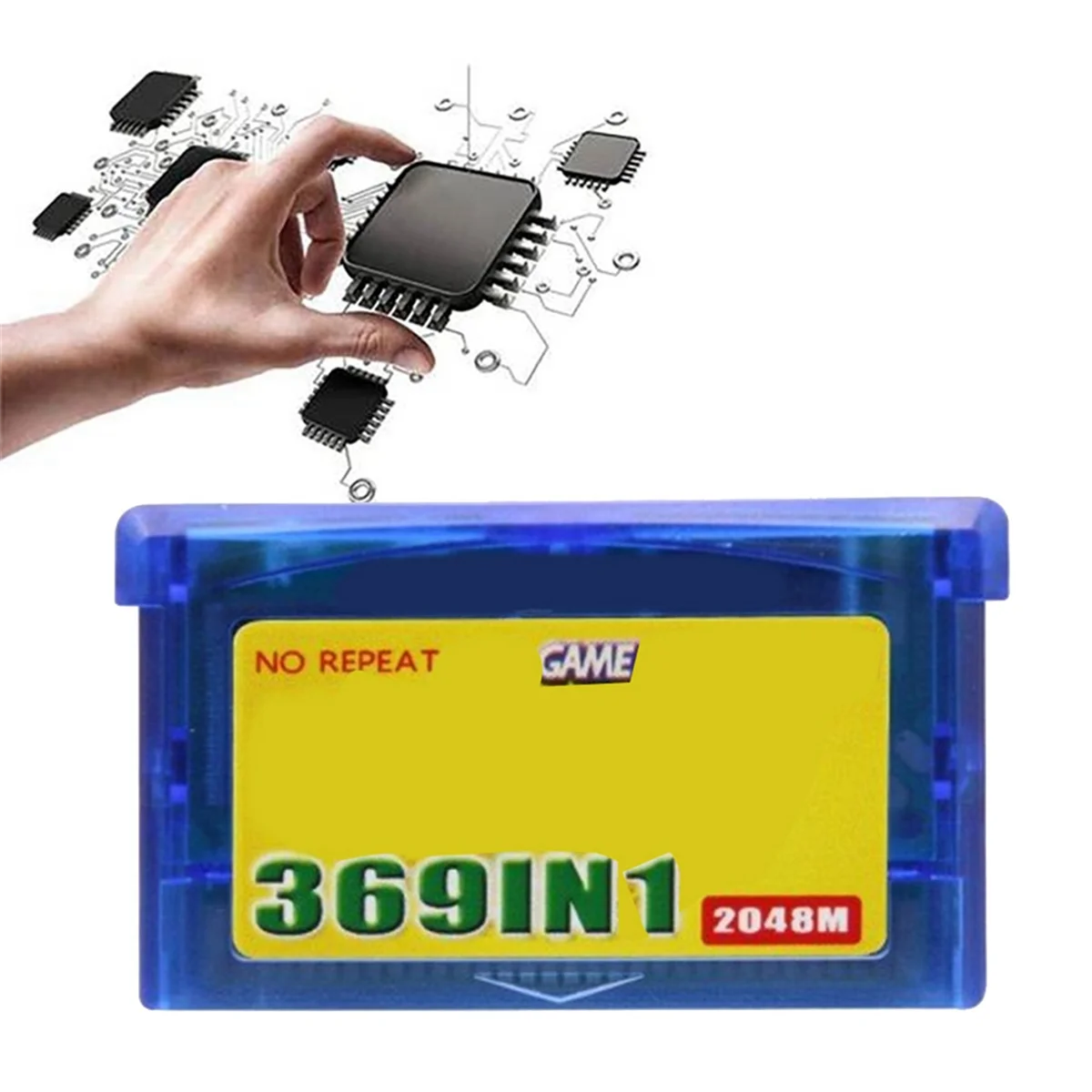 369-In-1 Game Cartridge for GBA Game Boy Advance Video Game Console Card English Combined Card