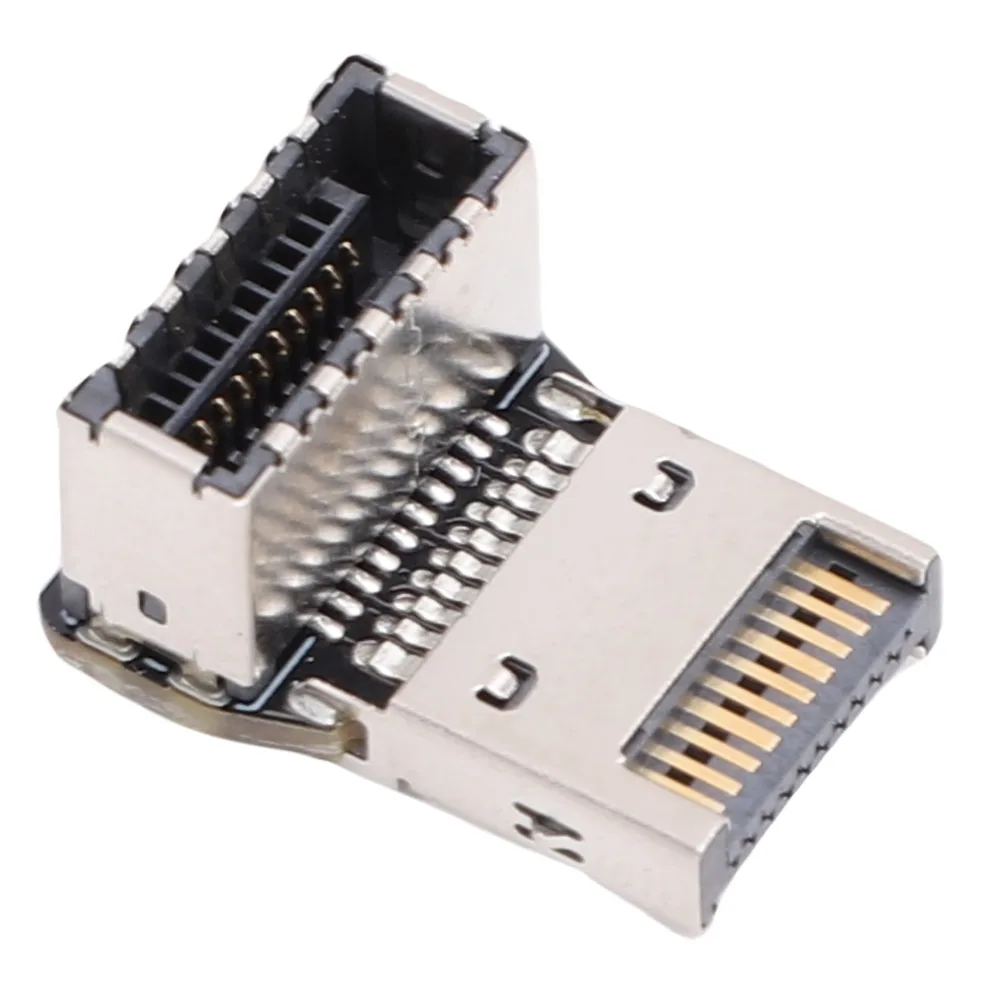 10G USB3.1 Type E Adapter 90 Degree PH76EE-A USB3.1 Type E Header Converter TYPE-E Interface Front Panel Internal Connector