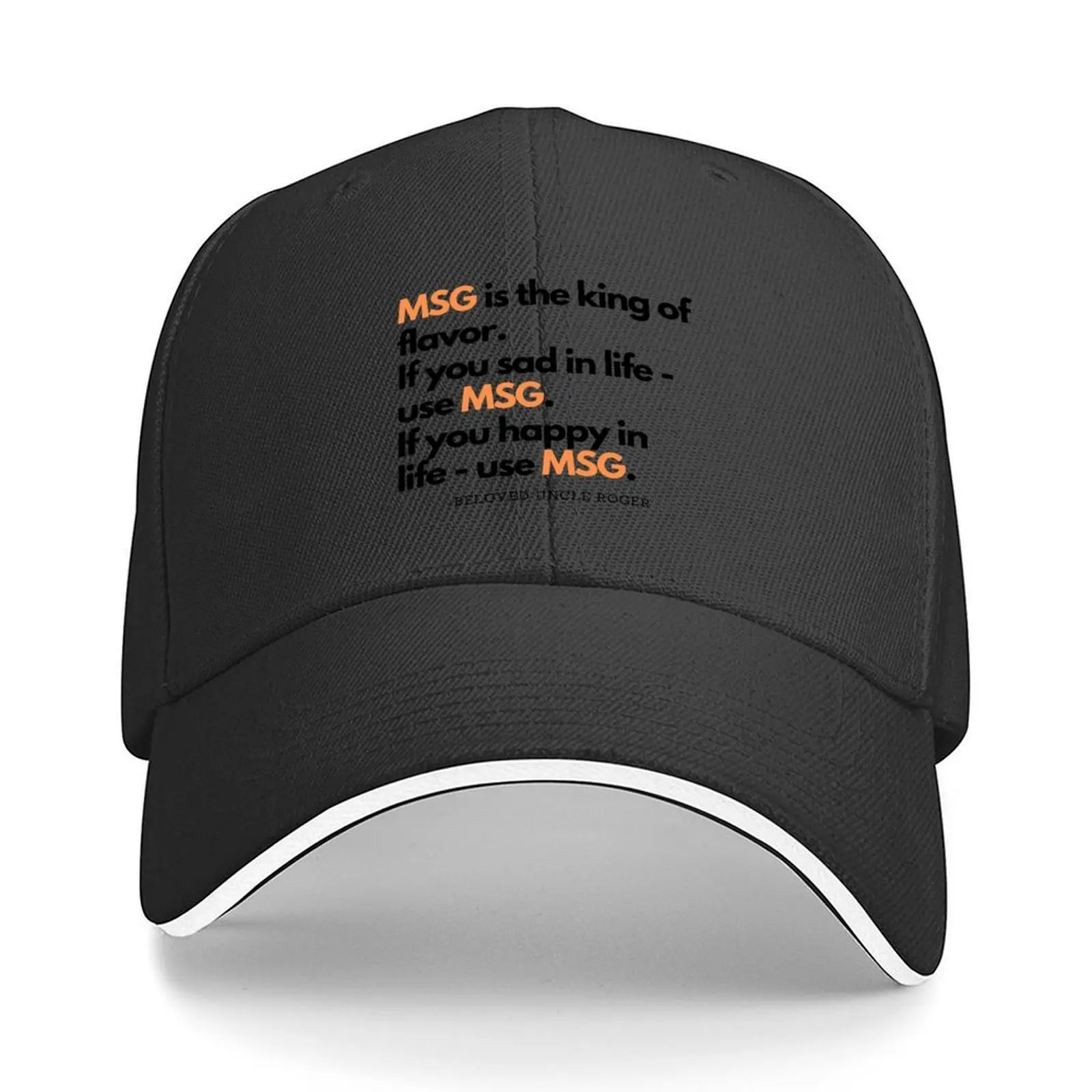 

Uncle Roger Quote Baseball Cap men's big size hat Sports Cap Sun Cap Rugby Men's Baseball Women's