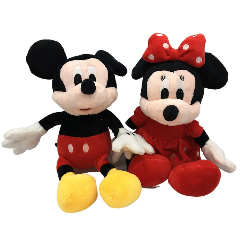 لعبة ديزني ميكي وميني القطيفة، 28 سم، دمية ميكي ماوس لطيفة ورائعة، هدية عيد ميلاد وعيد الميلاد للأطفال #2