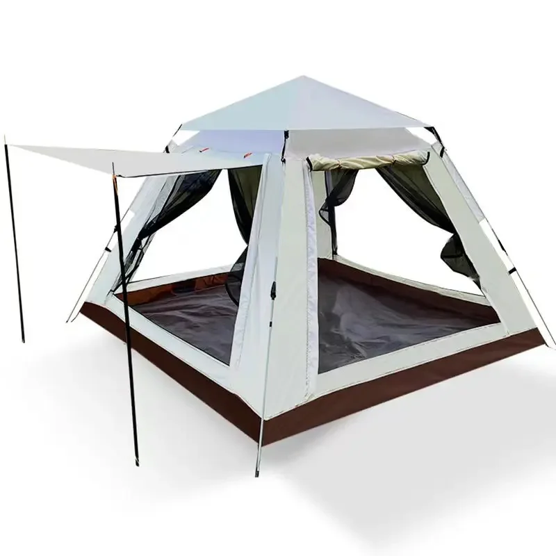 Tent outdoor fully automatic quick-opening portable park sunscreen one room and one living room