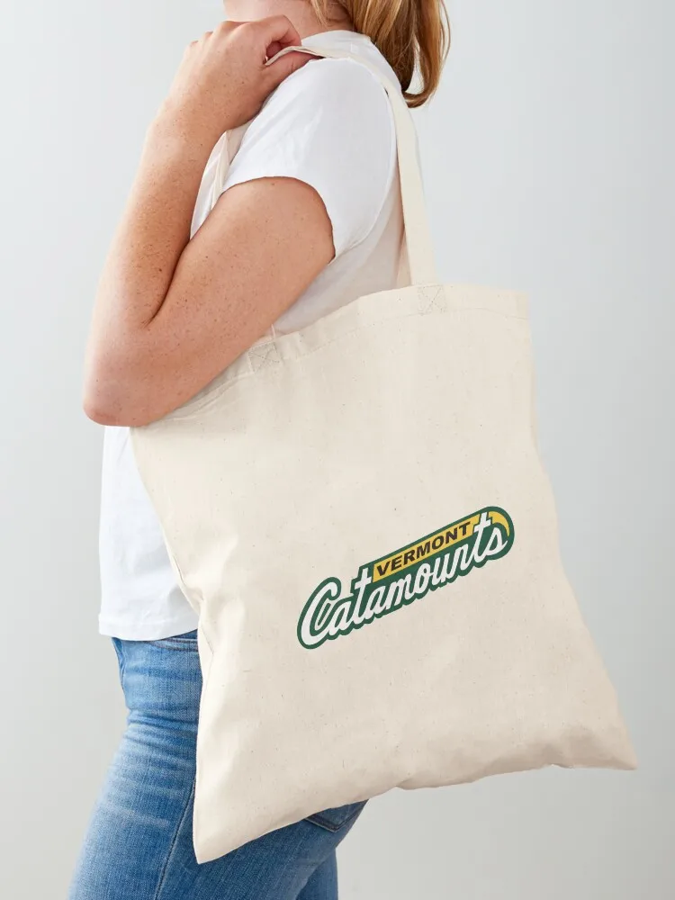 Vermont Catamounts Tote Bag canvas tote great bag Lady bags custom fabric bag