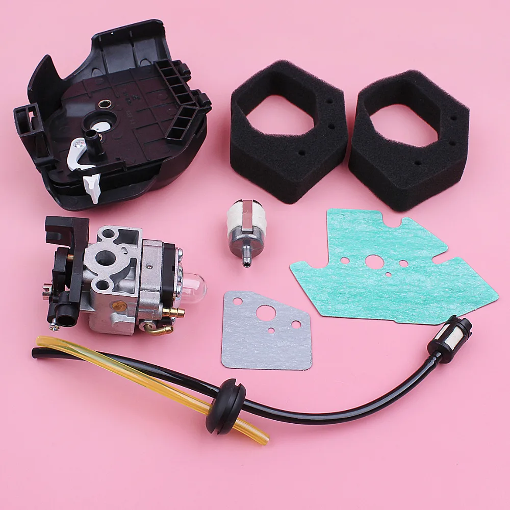 Vergaser Luftfilter Abdeckung Gehäuse Assy Für Honda GX25 GX25NT HHT25S Luft Kraftstoff Filter Linie Kit 4 Hub Rasenmäher motor Teil