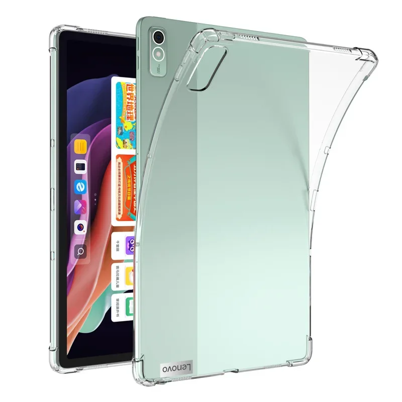 for Lenovo Xiaoxin Pad Tab Pro K10 11 Legion Y700 2023 M10 Plus 11.5 M9 Case Clear Crystal Shockproof Air-bag Tablet Cover Shell