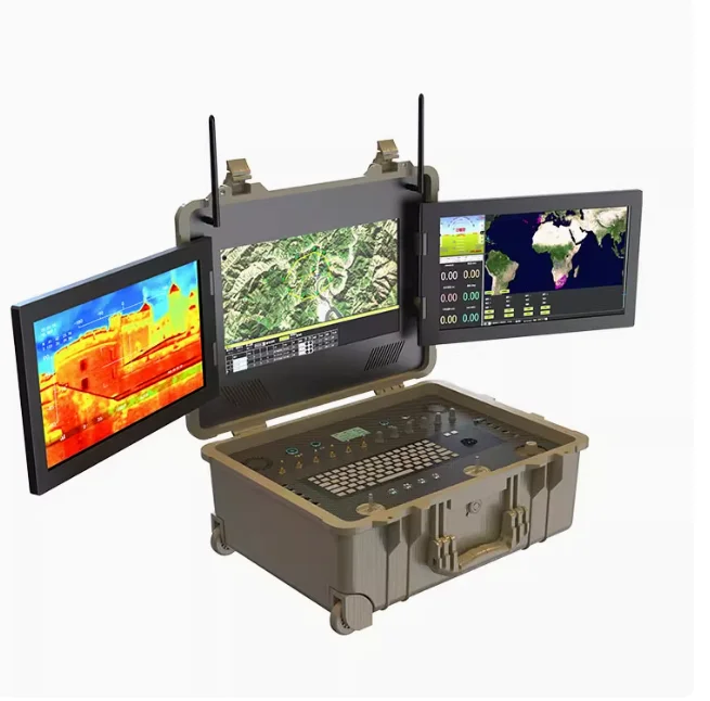 GCS-FRT Long Range Remote Control Station Carbon Fiber 5G Ground Control Station for U-AV Inspection Dr-ones Accessories
