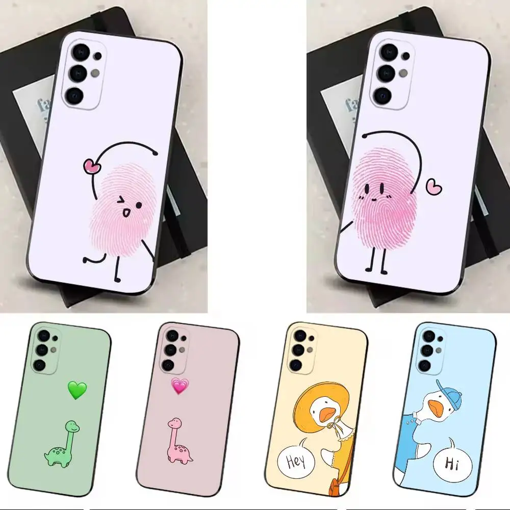 

cute couple wallpaper phone Case For Samsung S25,24,21,22,23,30,Ultra,20,Plus,Fe,Lite,Note Black Soft Cover