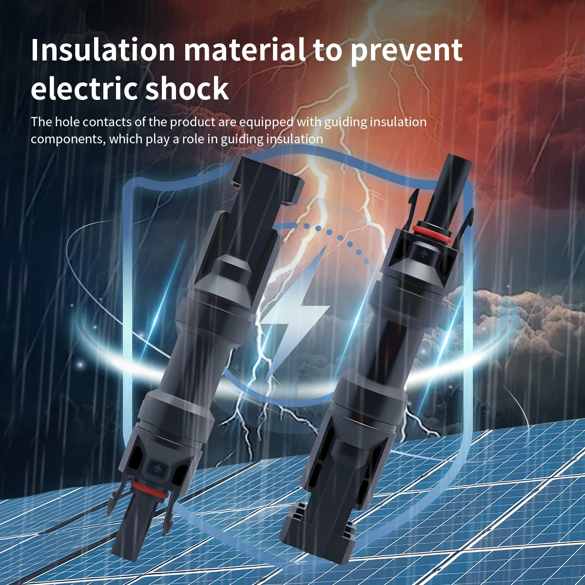 TOMZN 1 Pair IP67 Solar PV Connector Approved 2 to 1 T Branch Male And Female Solar 1000V 32A For Photovoltaic Distribution Box