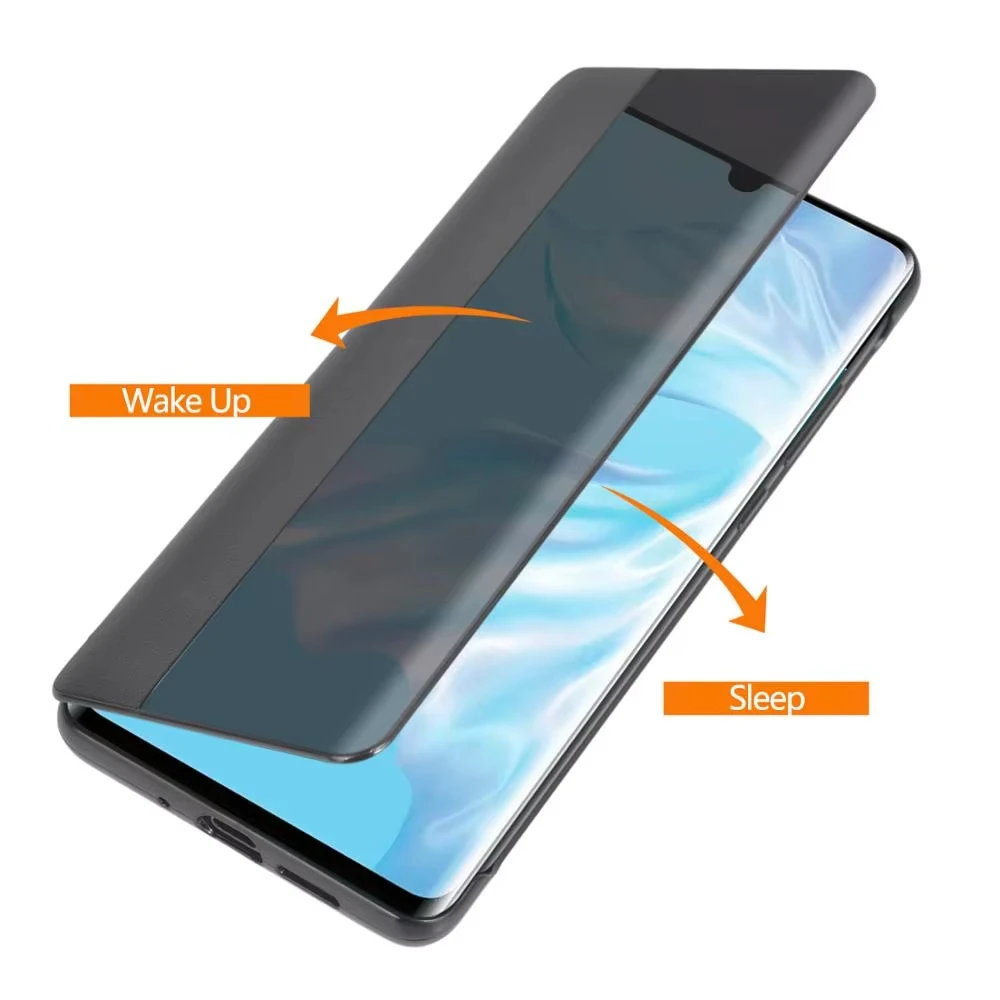Flip Cover Leather Phone Case For Huawei P80 Ultra P70 ProPlus P60 P30 P40 Pro P30 pro P50  P80 P70 P20pro Smart View Case