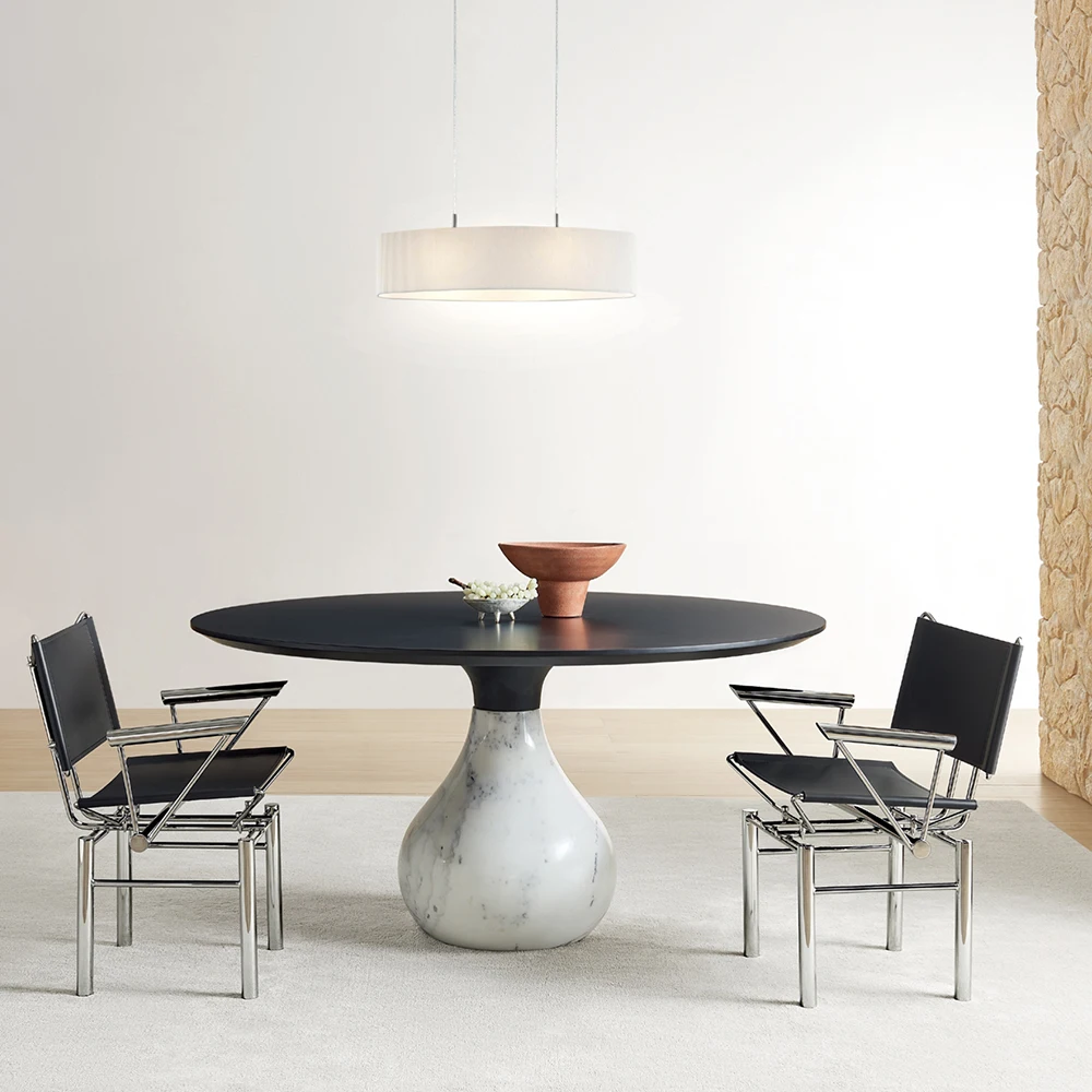 #Solid Wood Comfortable Dining Table Set For 4-8 People Modern Home Dining And Chairs Set
