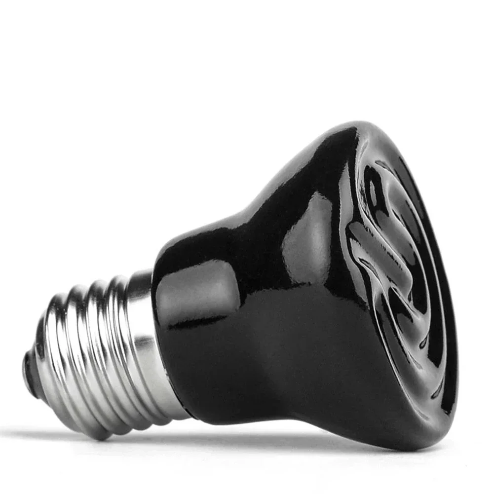 25/50/75W Warmer Light Bulbs Emitter Heat Light Infrared Heater For Lizard Spider Reptile Box Ceramic Pet Supplies Heating Lamp
