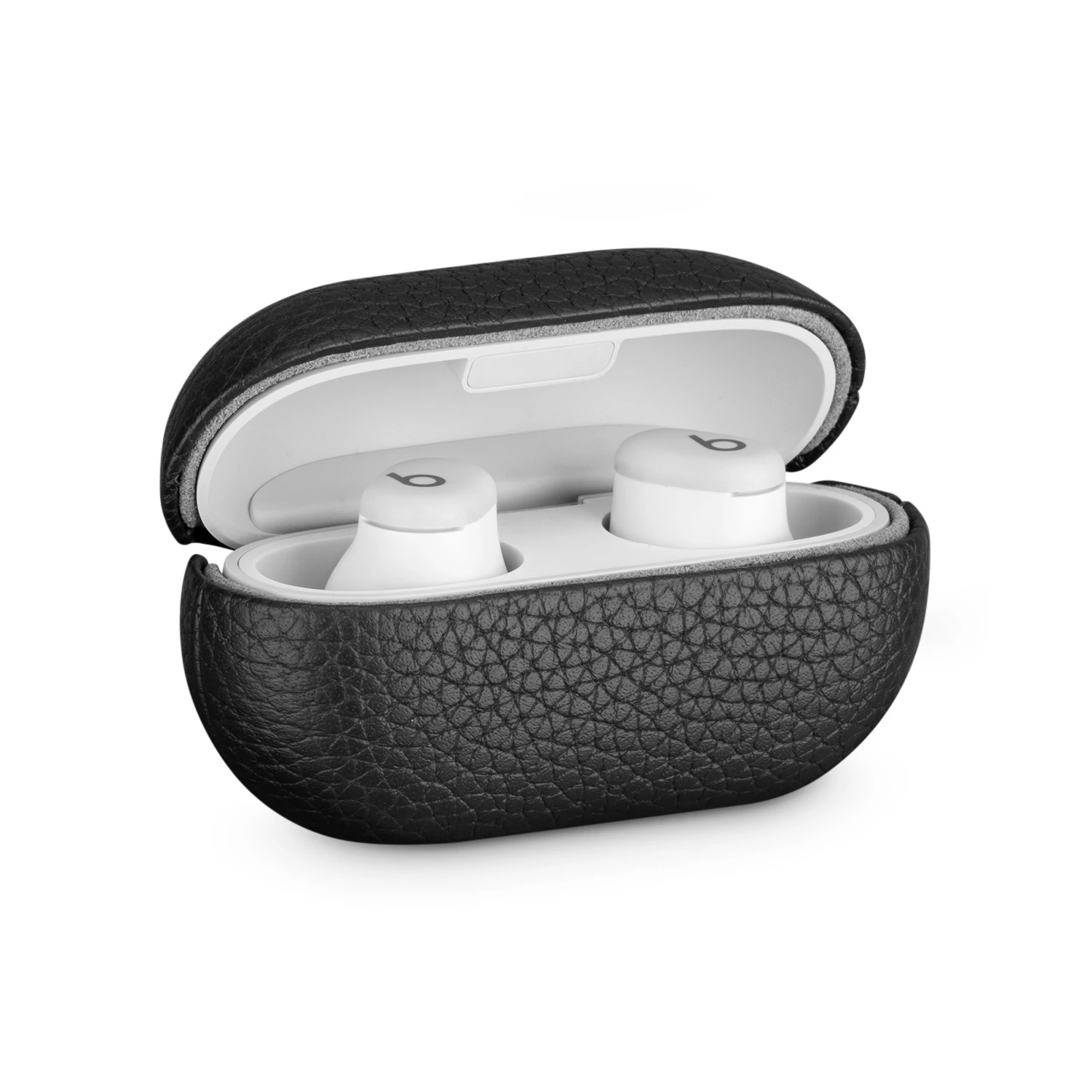 

Premium Genuine Leather Litchi Grain Case for Beats Solo Buds – High-End Genuine Leather Shockproof Protective Earphone Cover