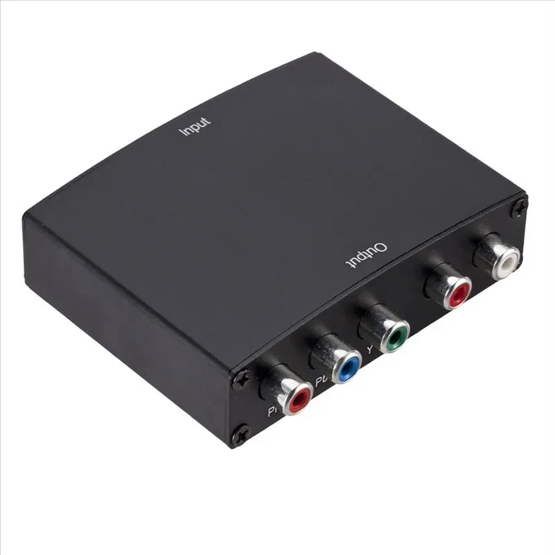 YPbPr Component + L/R Audio To HD Signal Converter Full HD 1080P Plug and Play Multimedia Video Audio Adapter