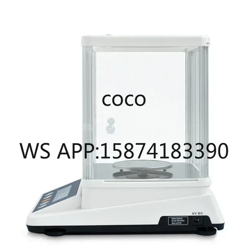 Laboratory Analytical Balance 110g / 0.001g High Precision Weighing Scale External Calibration