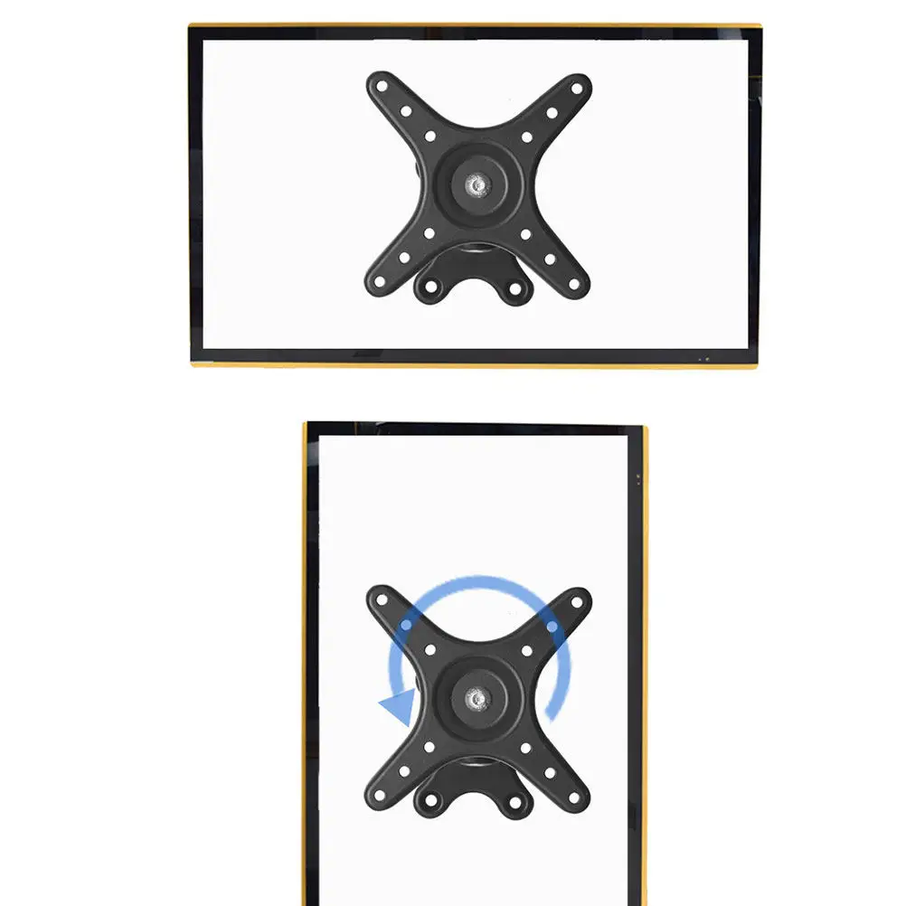 Universal TV Wall Mount Bracket Monitor Stand Riser For Office Worker Aluminum Alloy Screen Rotation 14-27 Inch