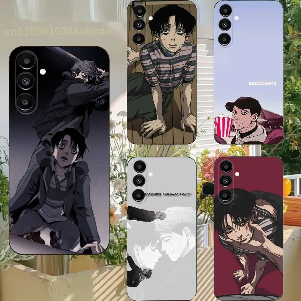 K-Killing Stalking Phone Case For Samsung S25,24,21,22,23,20,S30,Ultra,Plus,Fe,Lite,Note,5G Black Cover