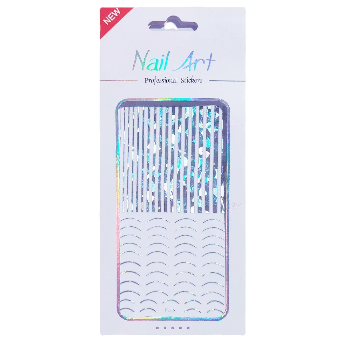 1 Pcs Lines Nail Stickers Silver Gold Nail Strip Geometric Waved Self Adhesive Papers Nail Sticker Art Striping Tape