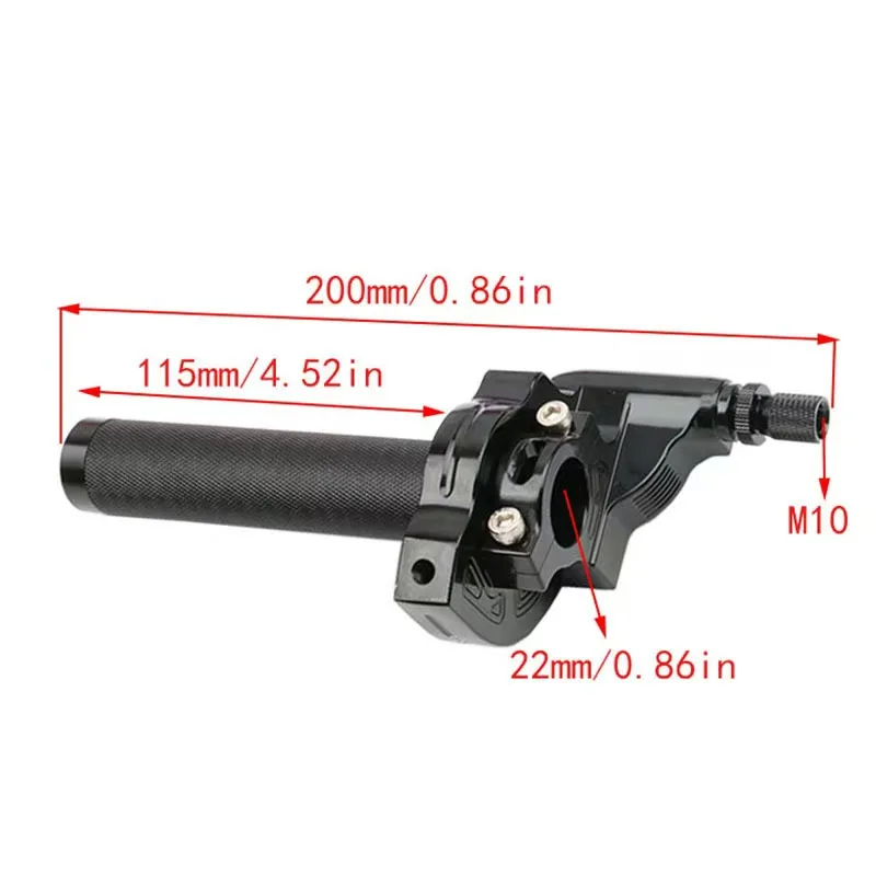 Universal 22MM  Aluminum Motorcycle Accelerator Handlebar Throttle Twist Grip Twister For  Motocross ATV Offroad CRF XR KLX
