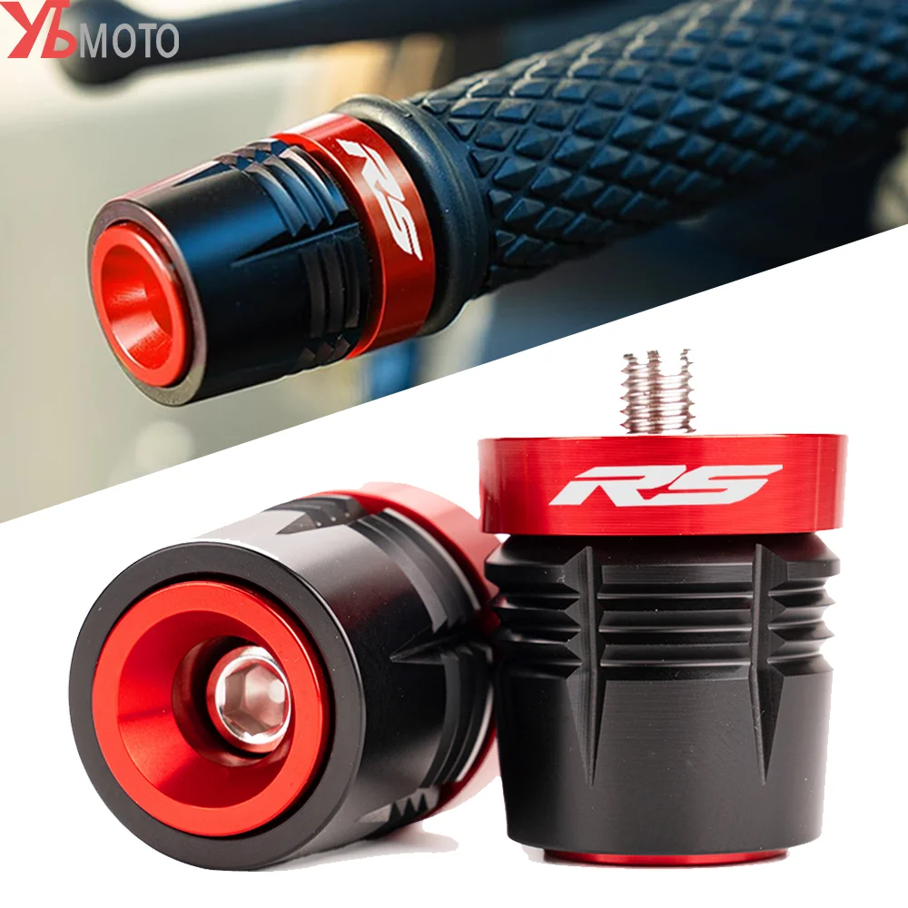 ل RS660 RS457 RS125 RSV4 SR GT 125 250 RS 660 V4 457 دراجة نارية الملحقات المقود ينتهي المقابس مقبض قبعات المتزلجون