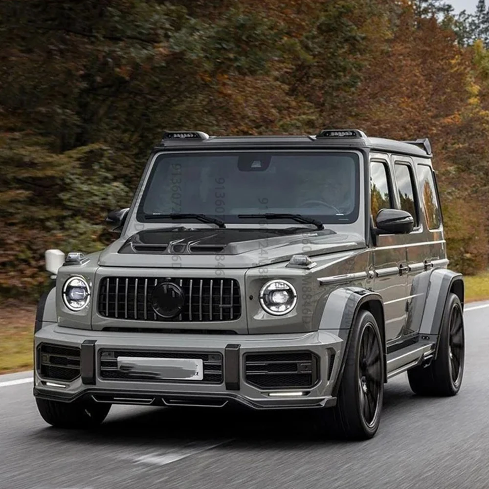 

For Mercedes-Benz G350 G500 G550 W464 2019-2023,Gloss Black Front Bumper Grille Mesh,Exterior Bumper Modification Part