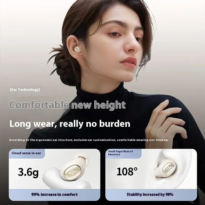 1MORE M10 Wireless Earphones In Ear HiFi Panoramic Stereo Sound Noise Reduction Long Battery Life Headphone Custom Sleep Earbuds