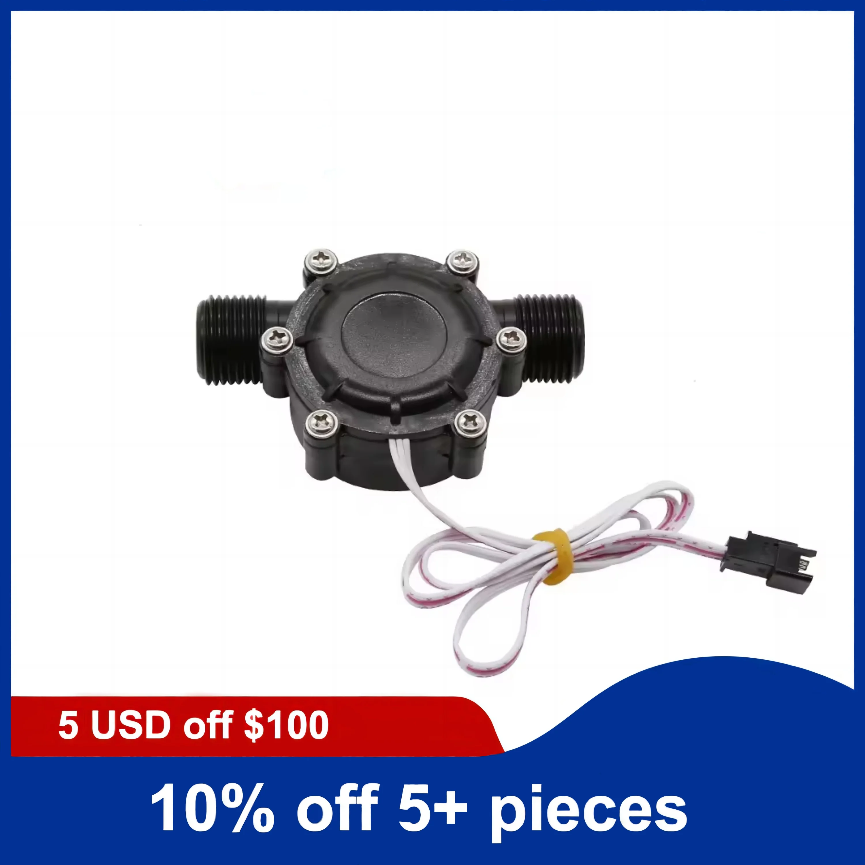 

DC5VDC12V/DC20V Small Hydroelectric Generator Water Flow Sensor High Power Flow Hydraulic Water Charging