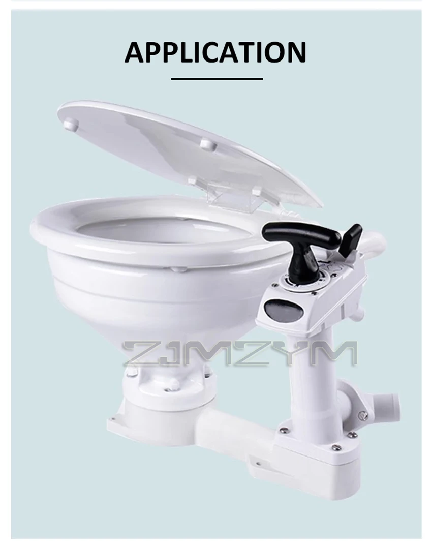 Yacht RV Sailing Toilet Manual Pump Twist N lock Pump Assembly Marine Accessories Boat Manual Toilet Water Pump