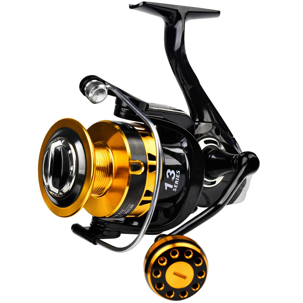 

Fishing Spinning Reel Metal Spool 5.2:1 Ball Bearings 1BB Carp Fishing Reel HF2000-HZ7000 Fishing Reel fishing carp