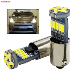 APKTNKA-luz lateral LED sidelies, lámpara de estacionamiento frontal, xenón, Canbus, bayoneta, faro para Citroen C4, Picasso, 2006, 2007, 2008, 2013