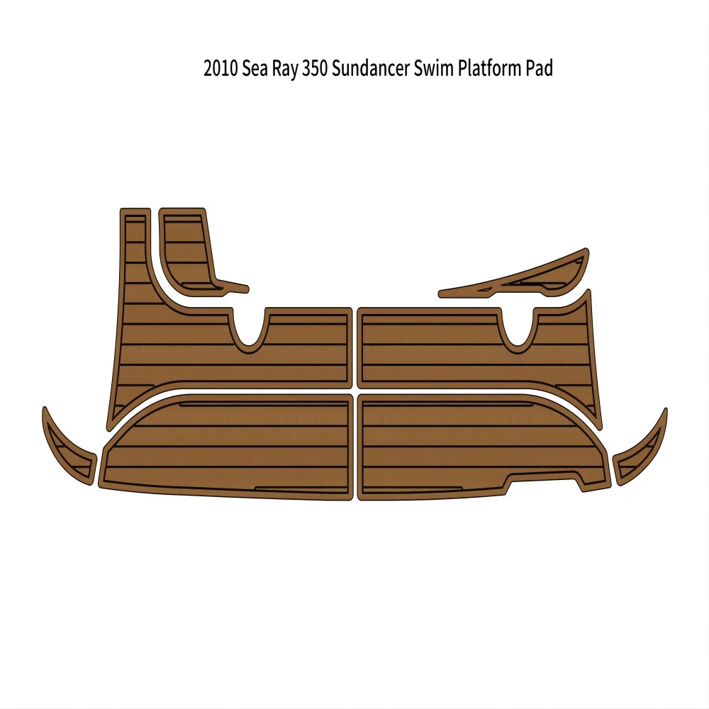 

2010 Sea Ray 350 Sundancer Swim Platform Pad Boat EVA Foam Teak Deck Floor Mat SeaDek MarineMat Gatorstep Style Self Adhesive