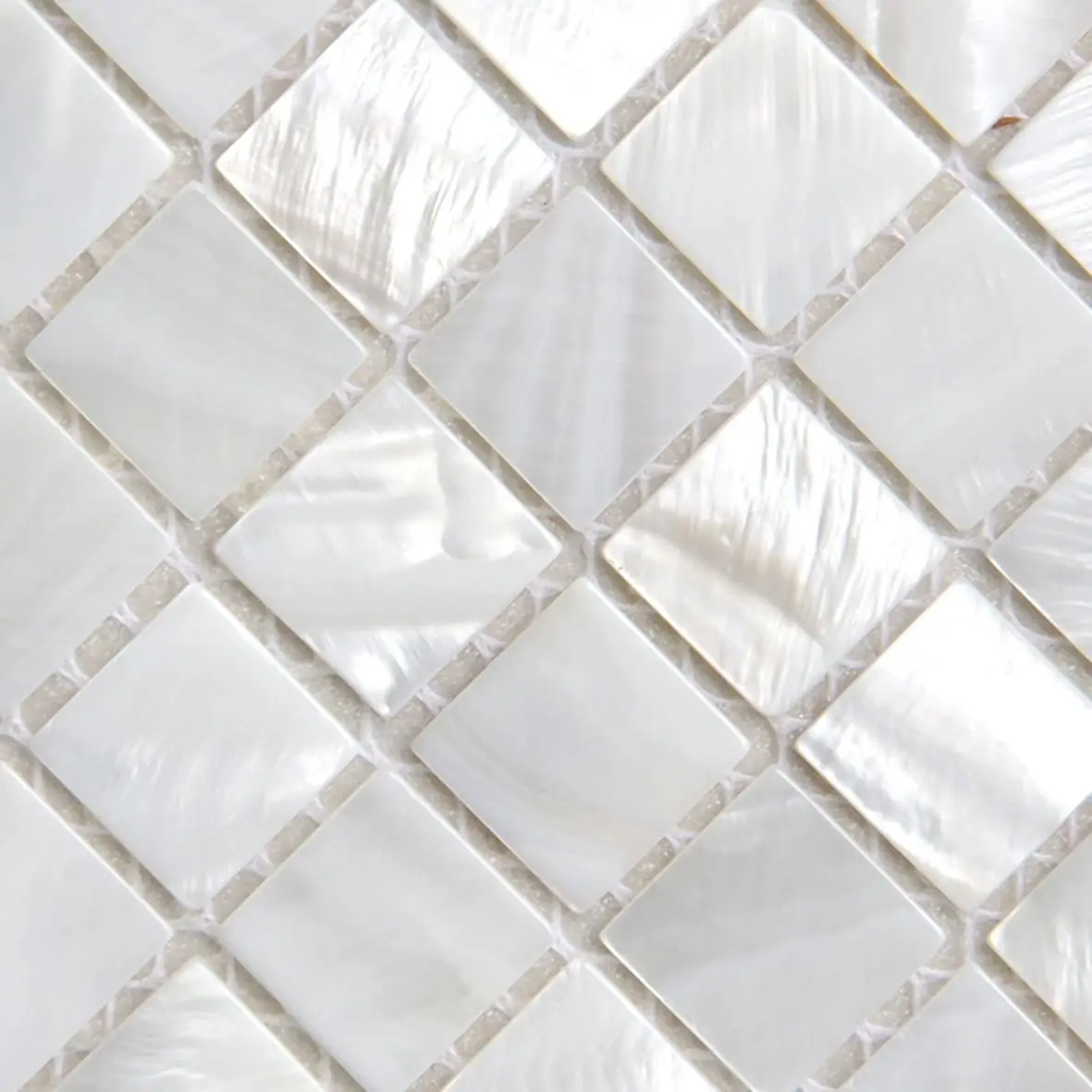 pure white square shell mosaic tile  mother of pearl kitchen backsplash shower luster bathroom wall paper