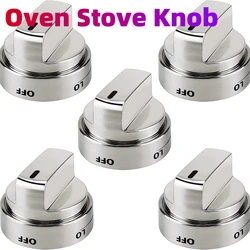 1/2/5/10PCS Oven Knob Gas Stove Knob Assembly Replacement Control Switch Accessories Round Button Metal Kitchen Accessories