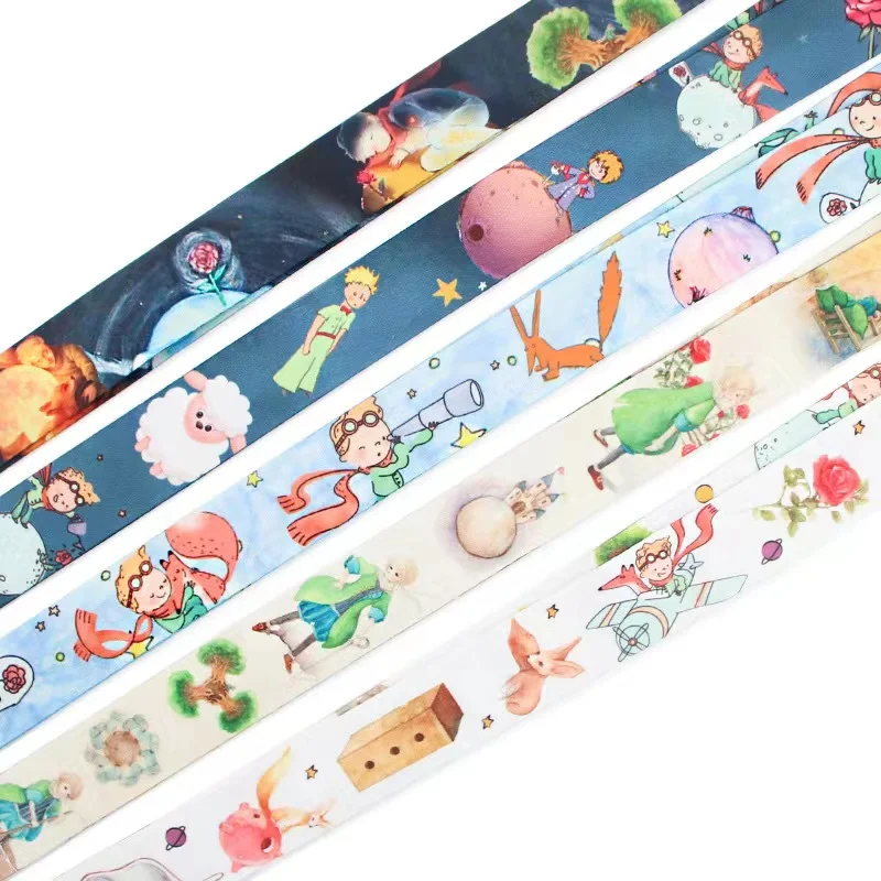 Cartoon Cute The Little Prince Lanyard For Keys Neck Strap ID Card Holder Keycord DIY Hanging Rope Lanyards Webbing Ribbon