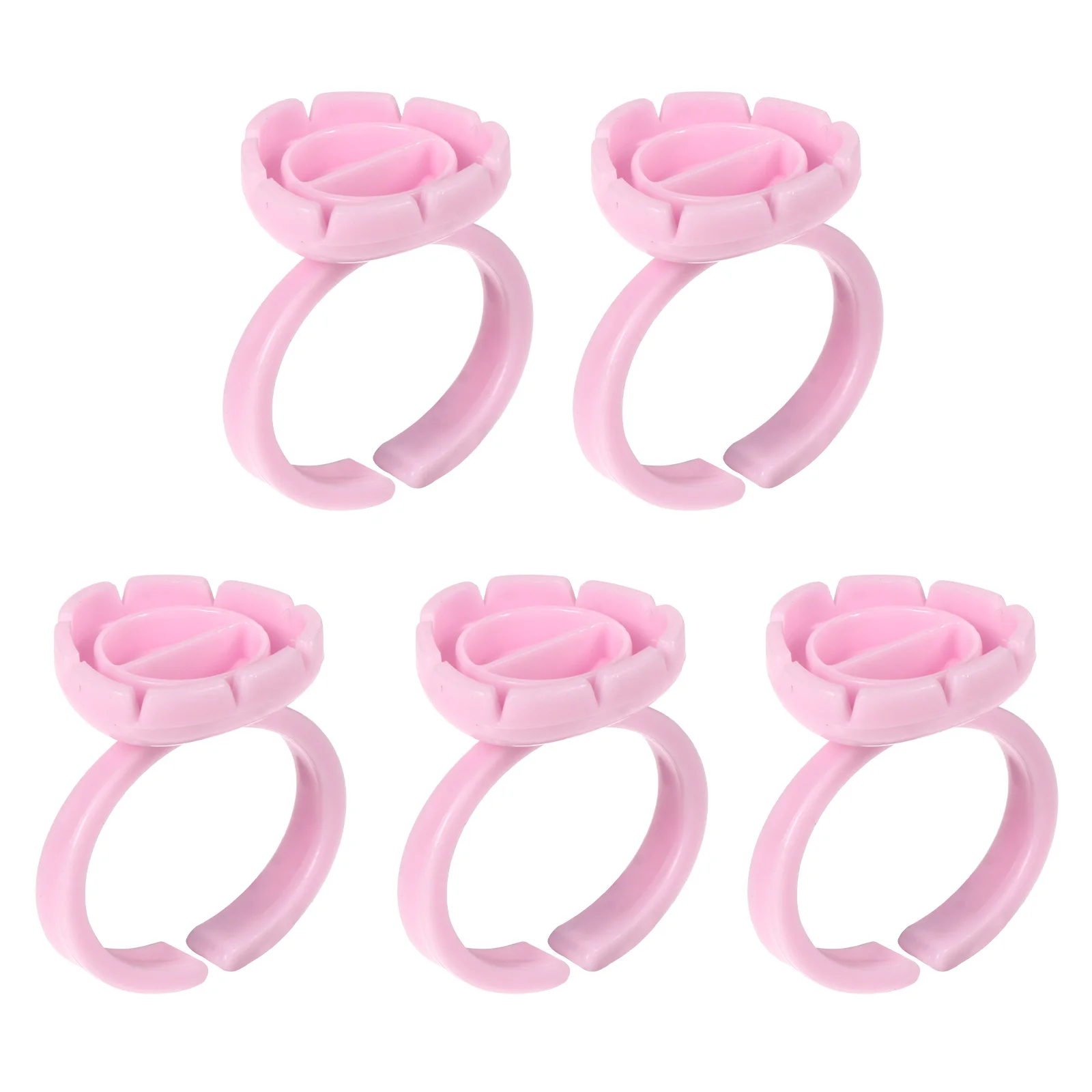 100 قطعة رمش تمديد حلقة الكؤوس المهنية ماكياج أداة لاش حامل الغراء الصباغ الحاويات لاش حامل لوازم ماكياج #2