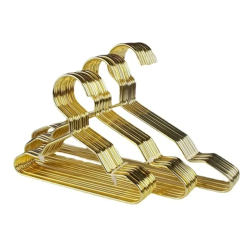 

10Pcs Wardrobe Hangers Clothes Hanging Racks Clothes Iron Kids Hangers Metal Hanger Child Clothes Storage Rack Organization