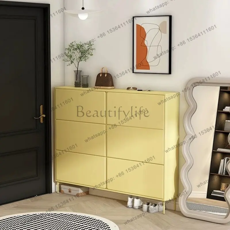 Factory Direct Sales Vertical Modern Shoe Cabinet Display Organizer Storage Cupboard Show Vertical Shoe Shelf Nordic Designer Za